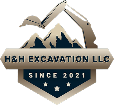 H And H Excavation Logo Footer